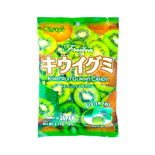 KASUGAI Fruchtgummi mit Kiwigeschmack 102g