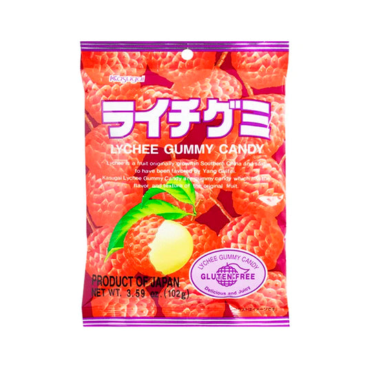 KASUGAI Fruchtgummi Litschigeschmack 102g