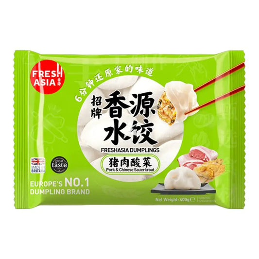 FRESH ASIA Dumplings Schwein & Chinesisches Sauerkraut 400g