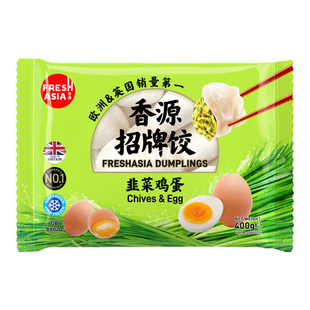 FRESH ASIA Dumplings Schnittlauch & Ei 400g