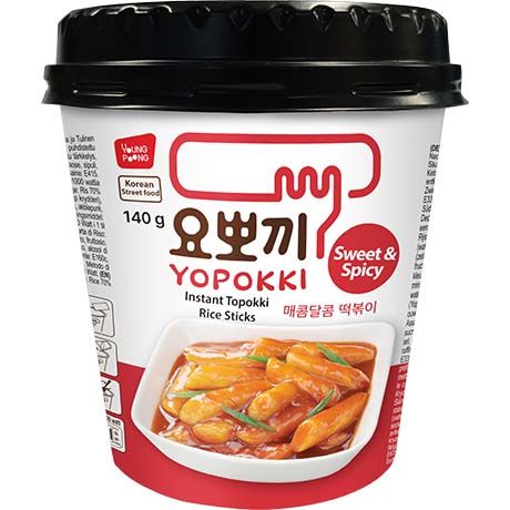 YOPOKKI Instant Topokki Sweet & Spicy 140g