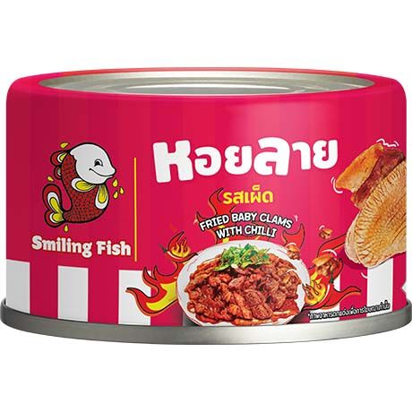 SMILING FISH Babymuscheln Gebraten mit Chili 40g