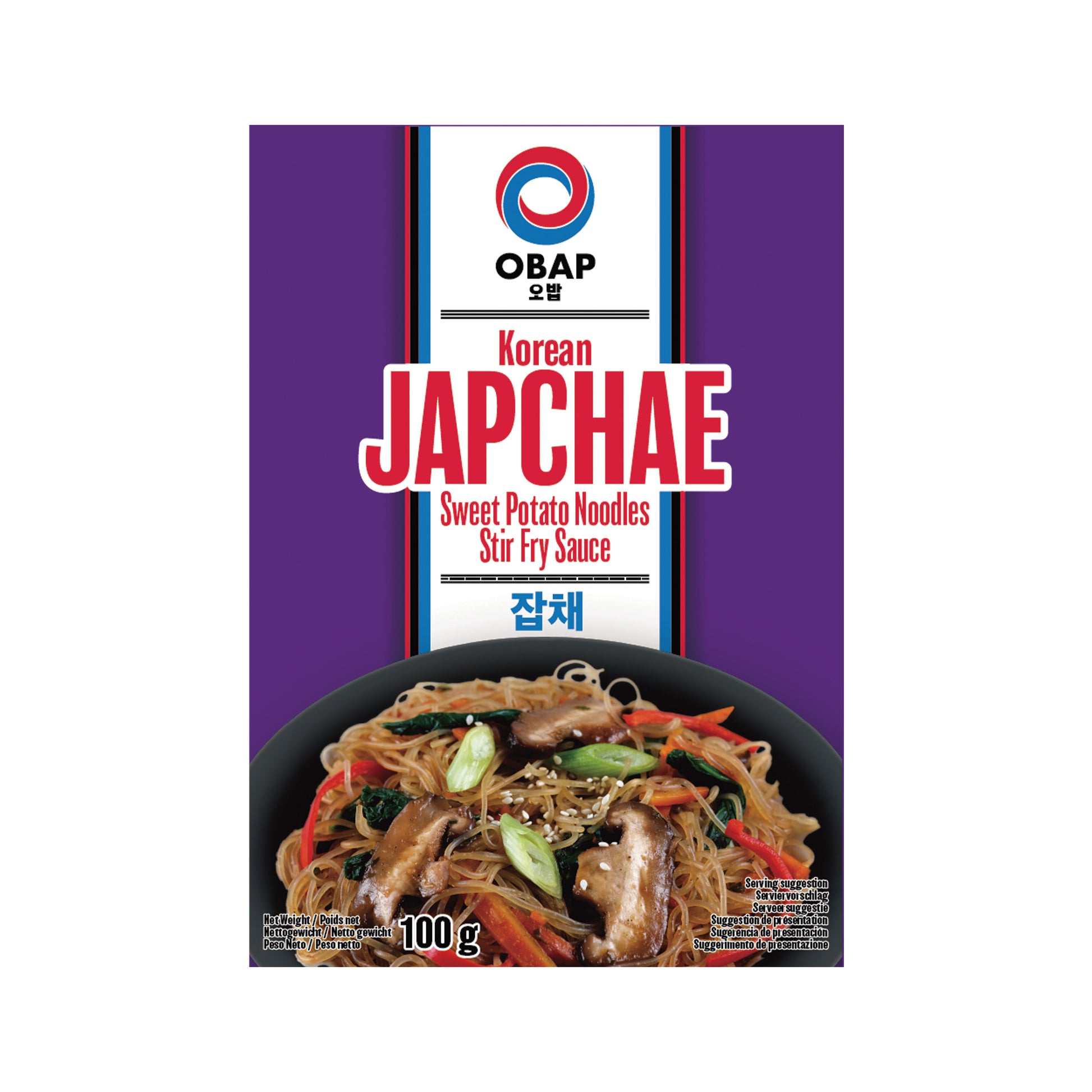 OPAB Japache Stir-Fry Soße für Süßkartoffel Nudeln 100g
