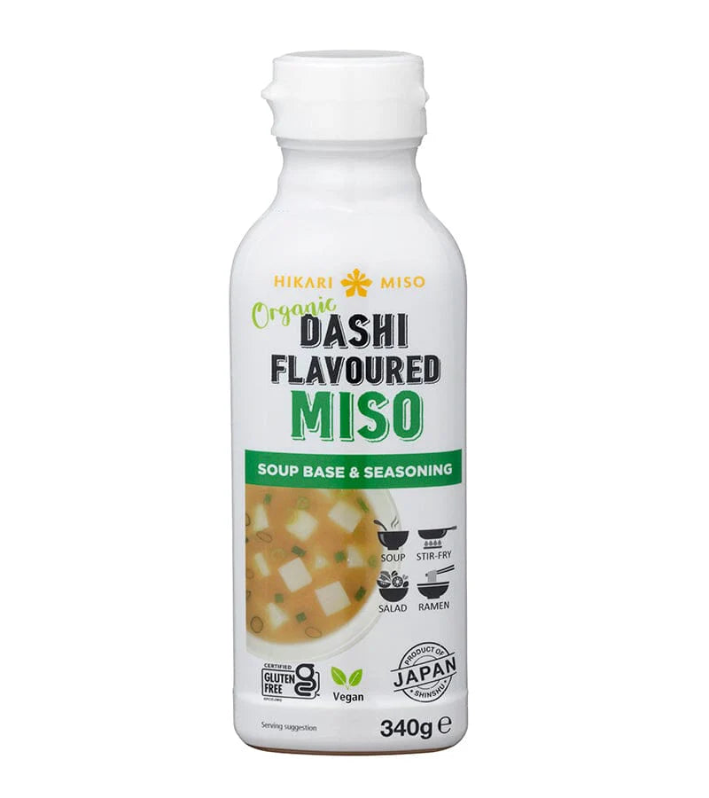 HIKARI Bio Miso Suppen Basis & Gewürzt Dashi Geschmack 340g