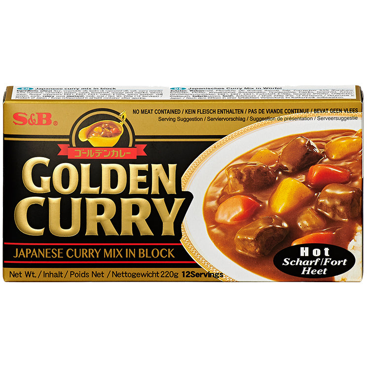 S&B Golden Curry HOT 220g