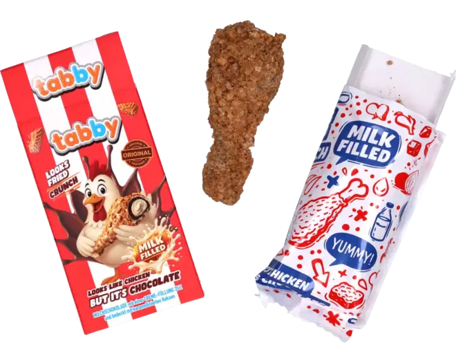 TABBY Hähnchenschenkel-Crumble mit Schokolade 50g