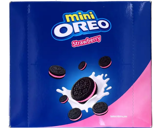 OREO Mini-Schokoladen-Sandwich-Kekse – Erdbeergeschmack 200g
