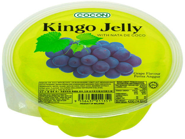 COCON Kingo Trauben Jelly mit Nata de Coco 420g