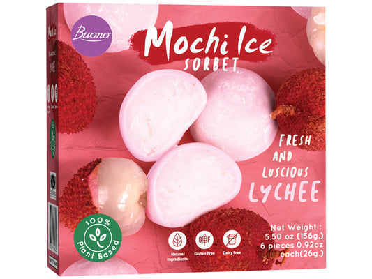 BUONO Mochi Eis Sorbet Litschi 156g