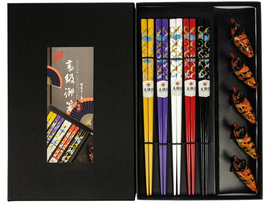 GOLDEN TURTLE Essstäbchen-Set Enten