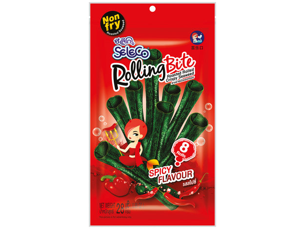 SELECO Seetangsnackrolle Scharf 28g