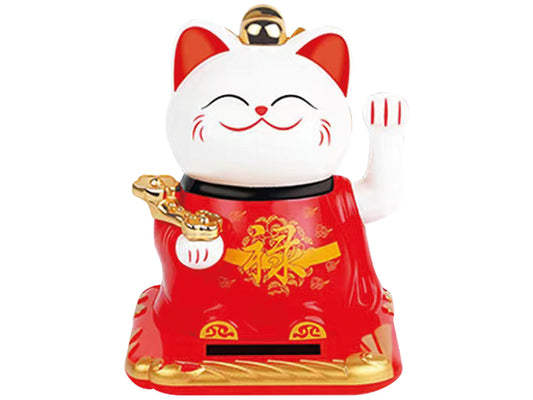 GOLDEN TURTLE Solar-Glückskatze