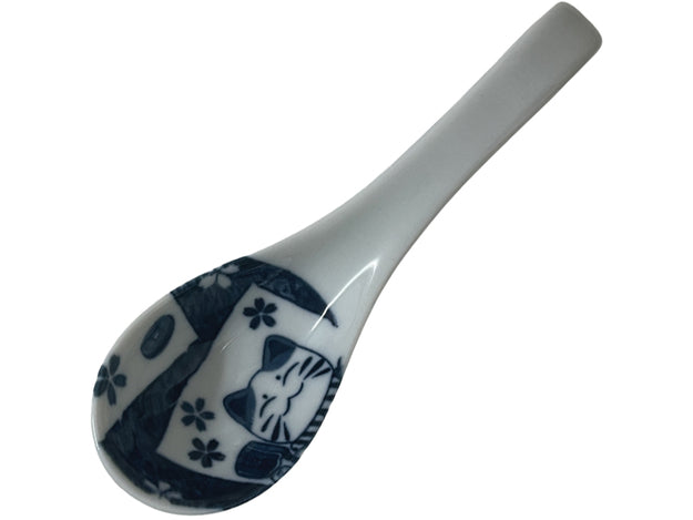 GOLDEN TURTLE Glückskatze Keramikslöffel 14,5 cm