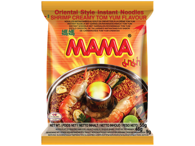MAMA Instant Nudeln Garnelen-Rahm Tom Yum 90g