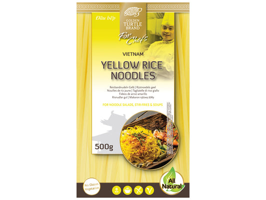GOLDENTURTLEFORCHEFS Reisbandnudeln gelb 3mm 500g