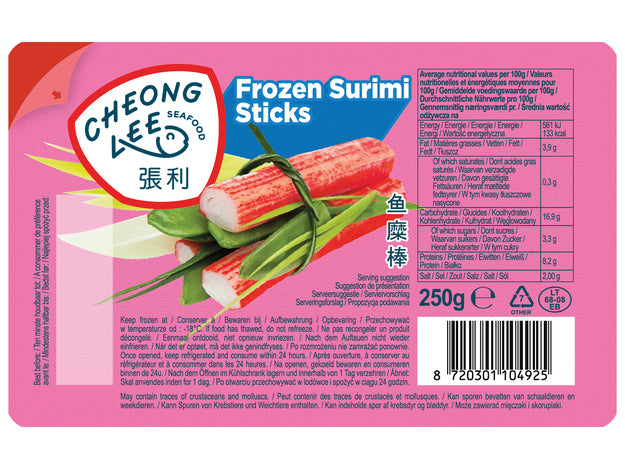 CHEONG LEE SEAFOOD Surimistäbchen 250g