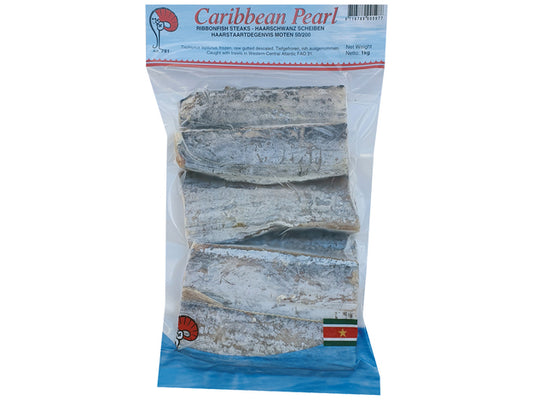 CARRIBEAN PEARL Ribbonfisch Steak (Haarschwanzscheiben) 1kg