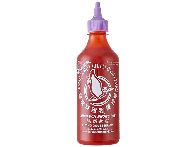 FLYING GOOSE Sriracha Chilisauce mit Zwiebeln 455ml