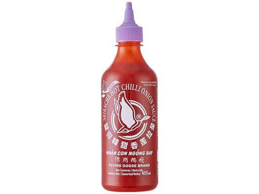 FLYING GOOSE Sriracha Chilisauce mit Zwiebeln 455ml