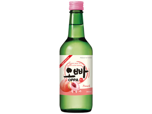 OPPA Pfirsich Soju Getränk 12% 360ml