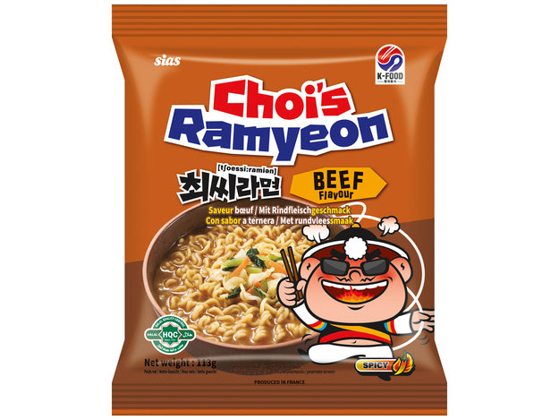 CHOI'S Instant Nudeln Rind 113g