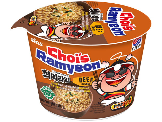 CHOI'S Instant Nudeln Rindfleisch Cup 107g