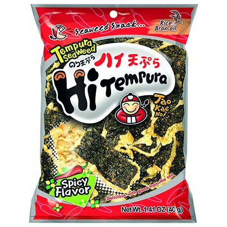 TAOKAENOI Knusprige Algen Tom Tempura Spicy Geschmack 40g
