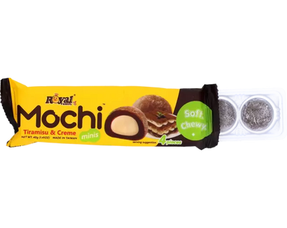 ROYAL FAMILY Mochi Mini Tiramisu & Creme Snackpackung 40g