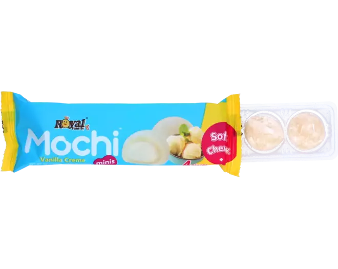ROYAL FAMILY Mochi Mini Vanille Creme Snackpackung 40g