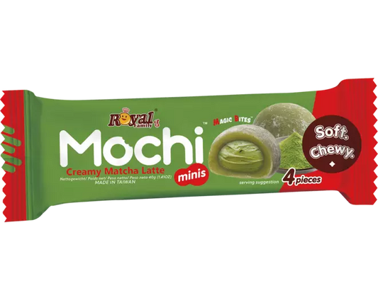 ROYAL FAMILY Mochi Mini Matcha Latte Snackpackung 40g