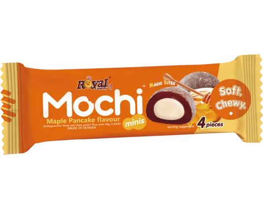ROYAL FAMILY Mochi Mini-Ahorn-Pfannkuchen-Snackpackung 40g