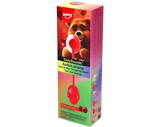 TASTY SOUNDS Lutscher mit Kirschgeschmack und Musik – Hol dir das Gefühl 12g