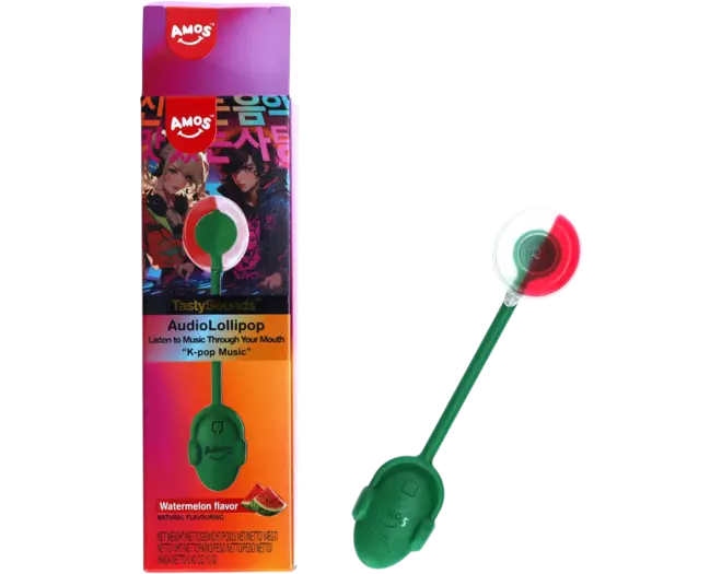 TASTY SOUNDS Lutscher mit Wassermelonengeschmack und Musik – K-Pop 12g