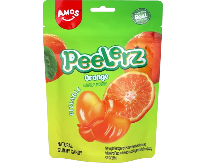 AMOS Peelerz Gummibärchen Orange 65g