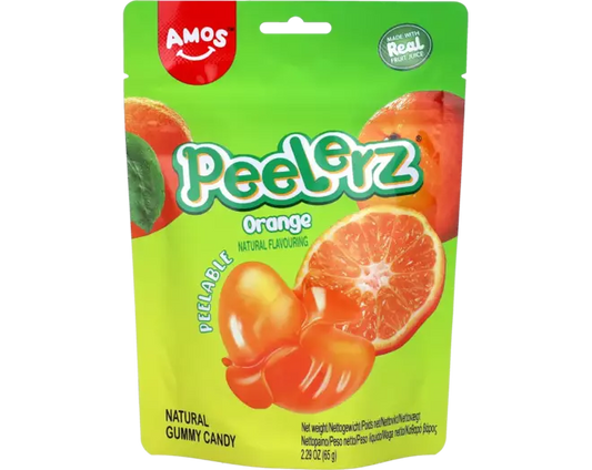 AMOS Peelerz Gummibärchen Orange 65g