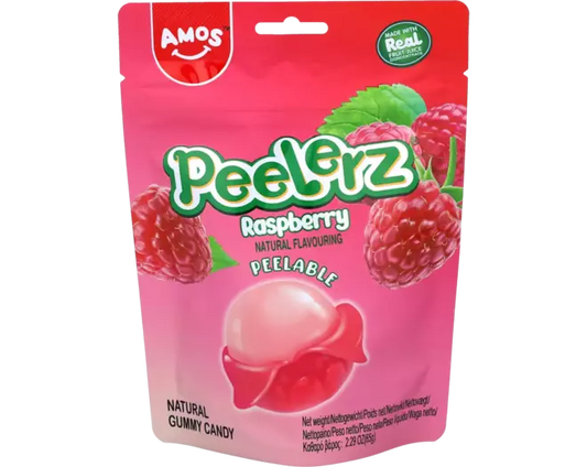 AMOS Peelerz Gummibärchen Himberre 65g