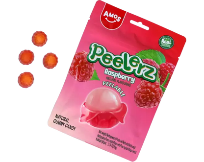 AMOS Peelerz Gummibärchen Himberre 65g