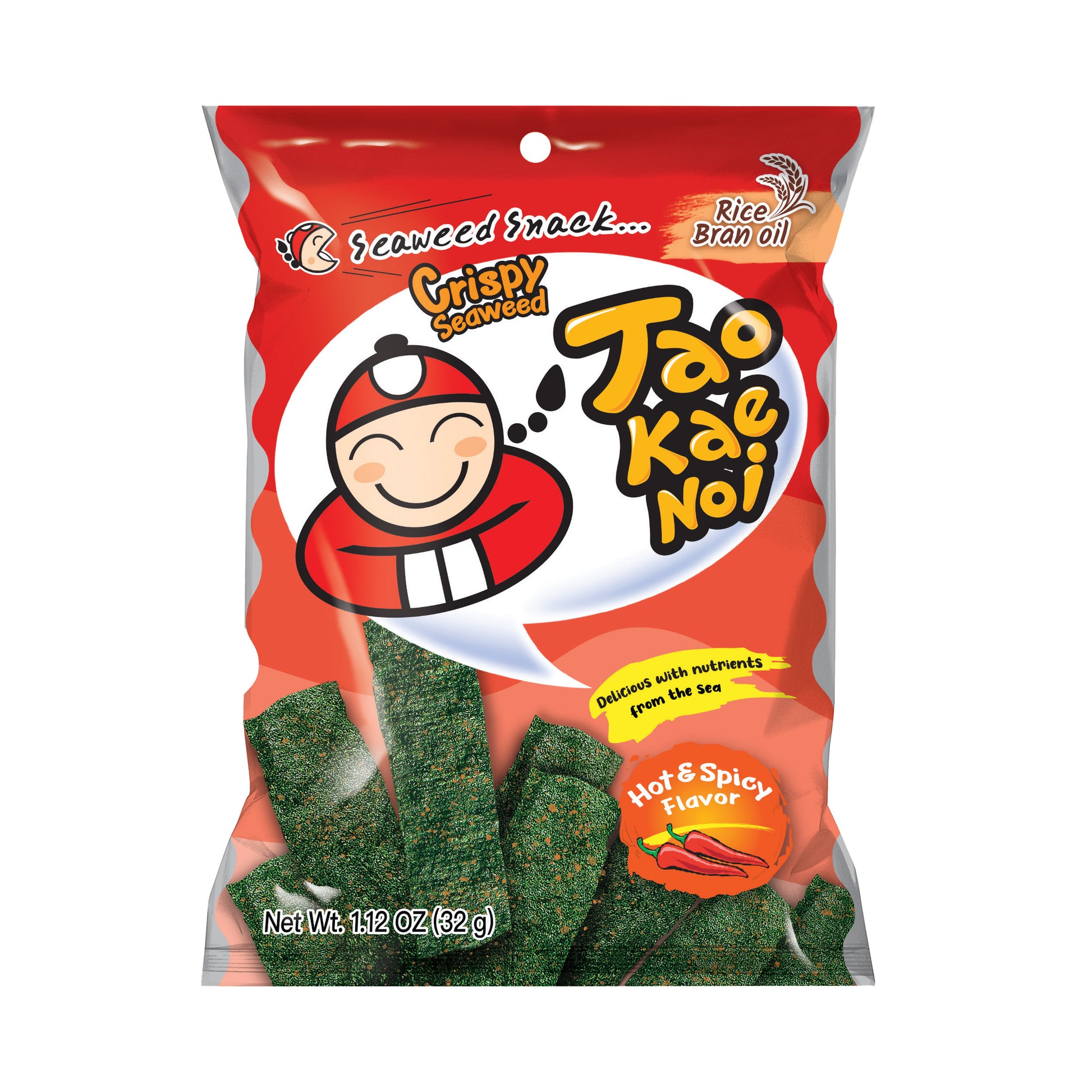 TAOKAENOI Knusprige Algen Hot & Spicy Geschmack 59g - Panda-Panda Asia Shop by JEN
