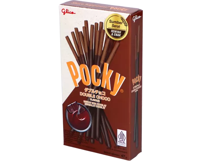 GLICO Pocky Doppelte Schokolade 47g