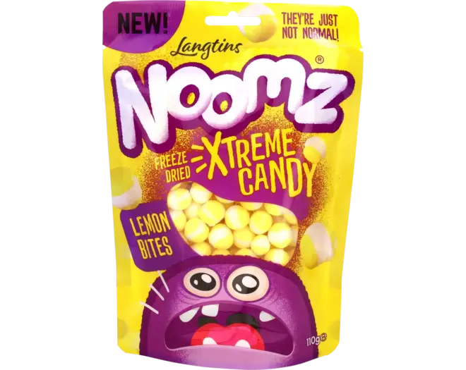 NOOMZ Gefriergetrocknete Süßigkeiten – Zitronen-Bites 110g