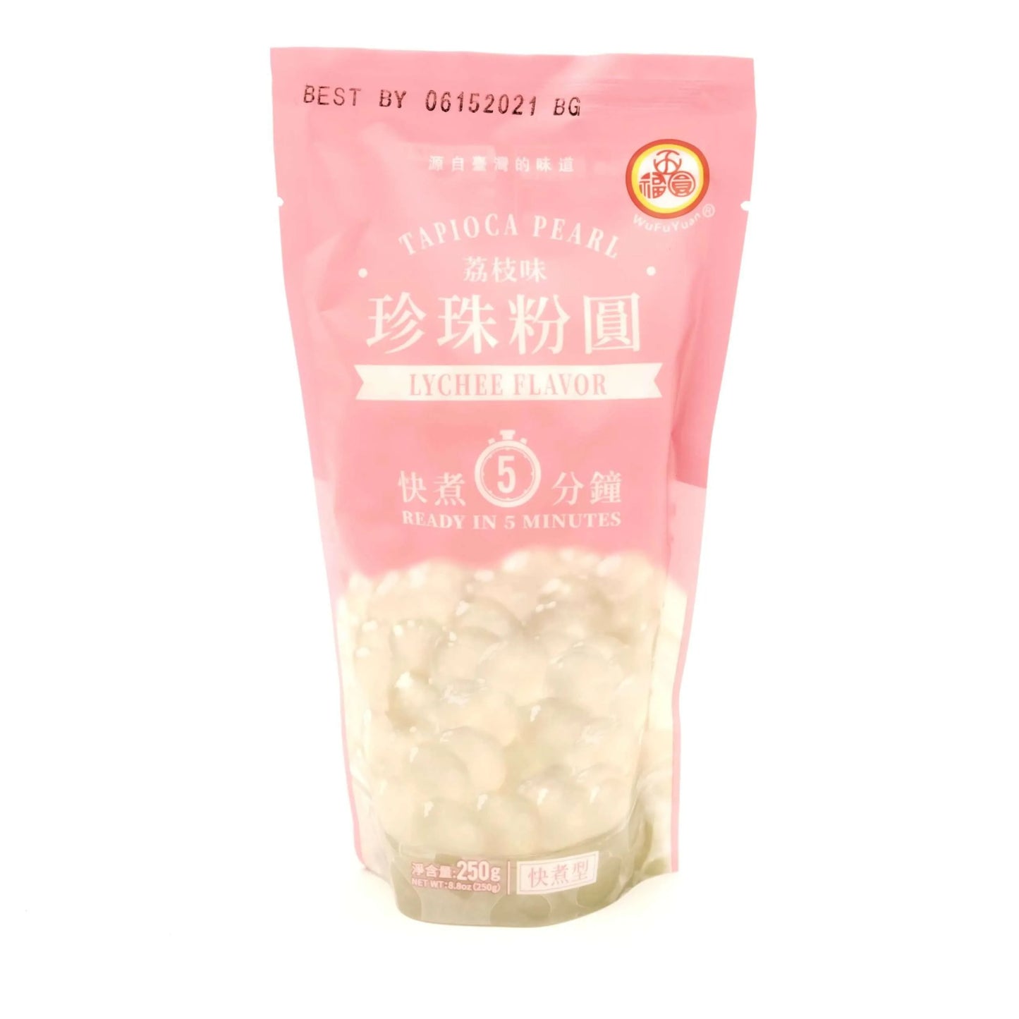 WU FU YUAN Tapiokaperlen-Topping Litschi 250g