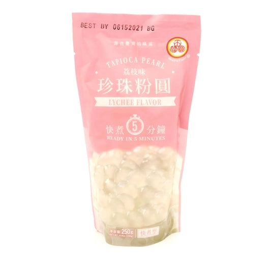 WU FU YUAN Tapiokaperlen-Topping Litschi 250g