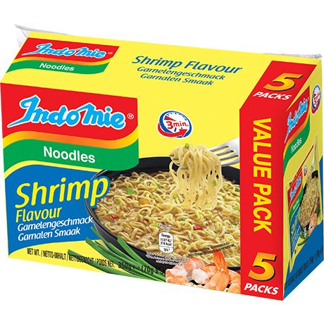 INDOMIE Instantnudeln Garnelen 5er-Pack 400g