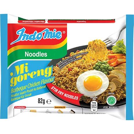 INDOMIE Inst. Nudeln Mi Goreng Barbeque Hühne 80g
