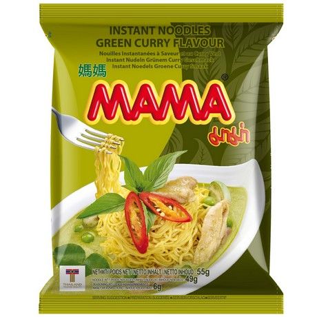 MAMA Instantnudeln Grünes Curry 55g