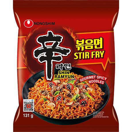 NONG SHIM Instantnudeln, Shin Ramyun Stir Fry, scharf 131g