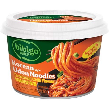 BIBIGO Udon Nudeln Topokki Chili Korean. Art 188g