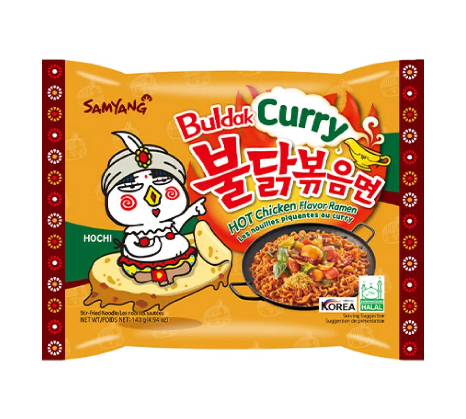 SAMYANG Buldak - Instant Nudeln Scharfes Huhn Curry 140g