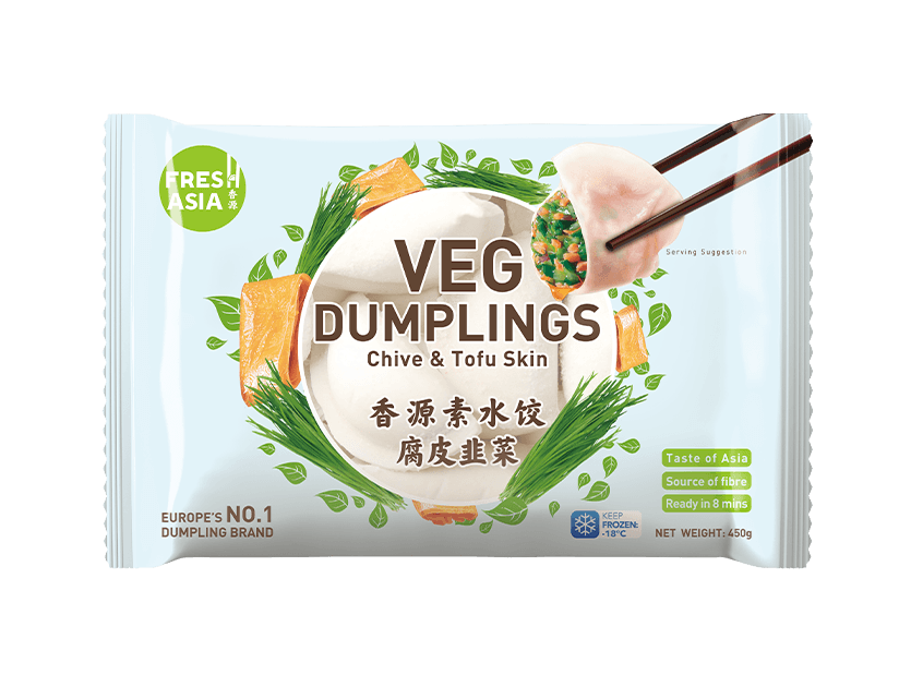 FRESH ASIA Dumblings Schnittlauch & Tofu 450g