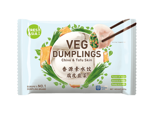 FRESH ASIA Dumblings Schnittlauch & Tofu 450g